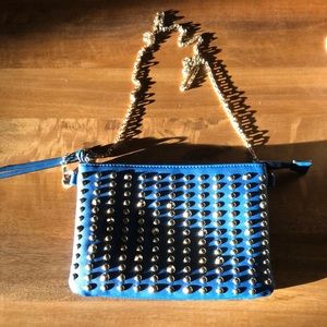 Small purse with metal chain